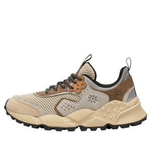 Flower Mountain KOTETSU Miesten Tennarit Harmaat Beige | FIHIBCS